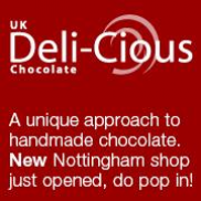 Deli-Cious Chocolates logo